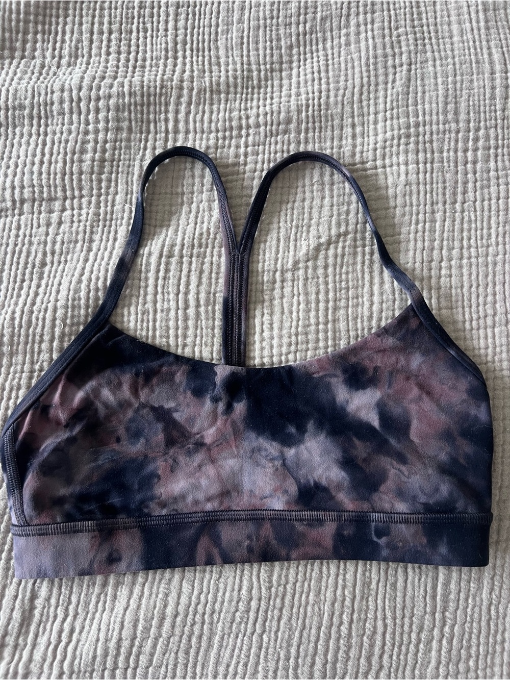 Lululemon Flow Y Tie-Dye Lightweight Sports Bra
